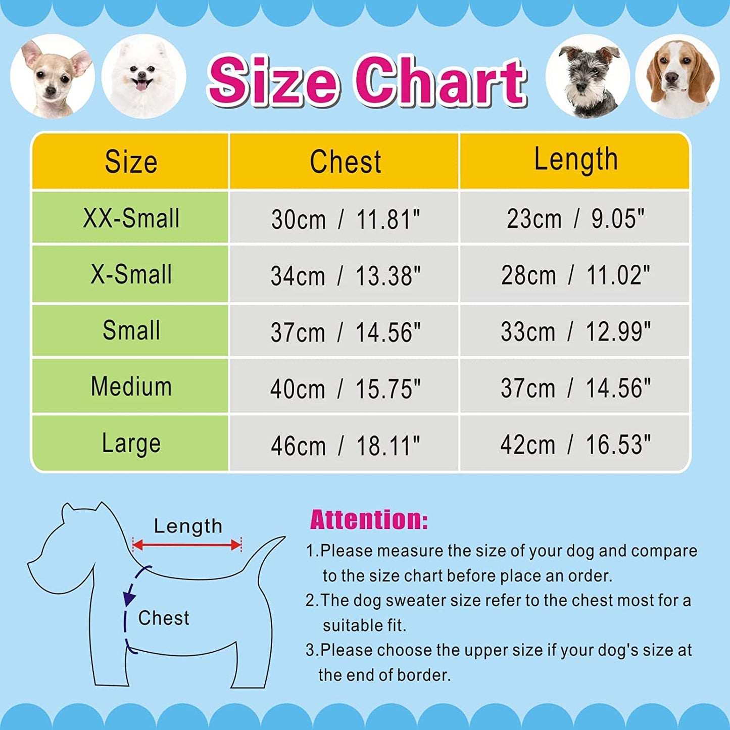 Pet Dog Sweaters Classic Knitwear Turtleneck Winter Warm Puppy Clothing Cute Strawberry and Heart Doggie Sweater (Pink, Small)